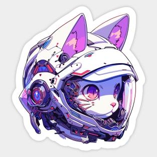 Anime Space Cat Sticker